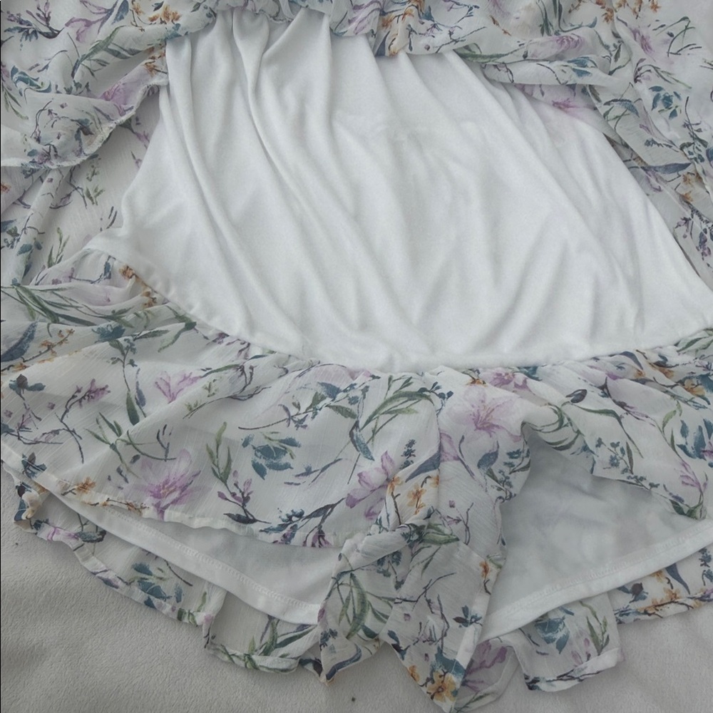 Floral Ruffle Jumpsuit - Picture 9 of 10